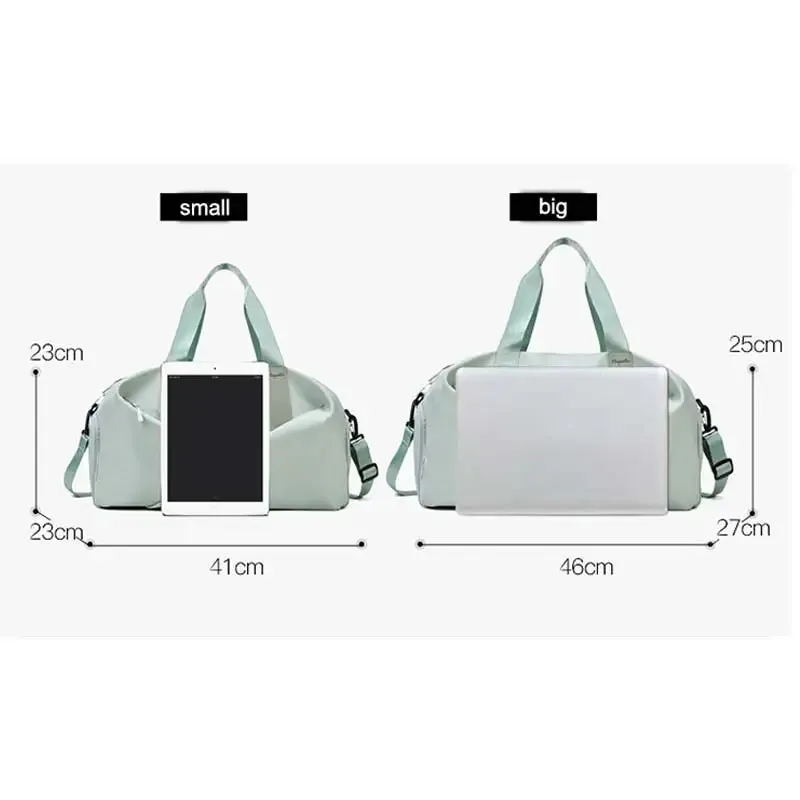 Women's Sports Gym Bag Travel Dry Wet Bag Handbag Multifunction Sports Fitness Training Bag