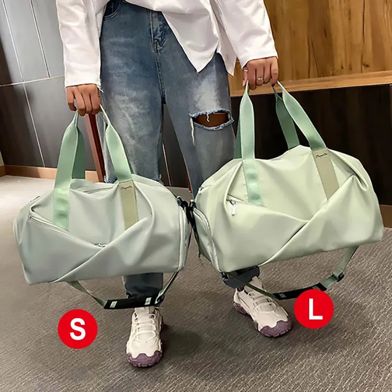 Women's Sports Gym Bag Travel Dry Wet Bag Handbag Multifunction Sports Fitness Training Bag