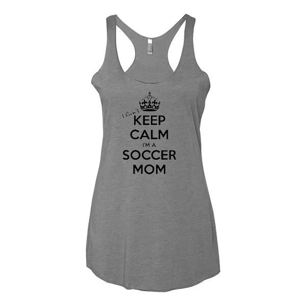 Women's Tank Tops Keep Calm Soccer Mom
