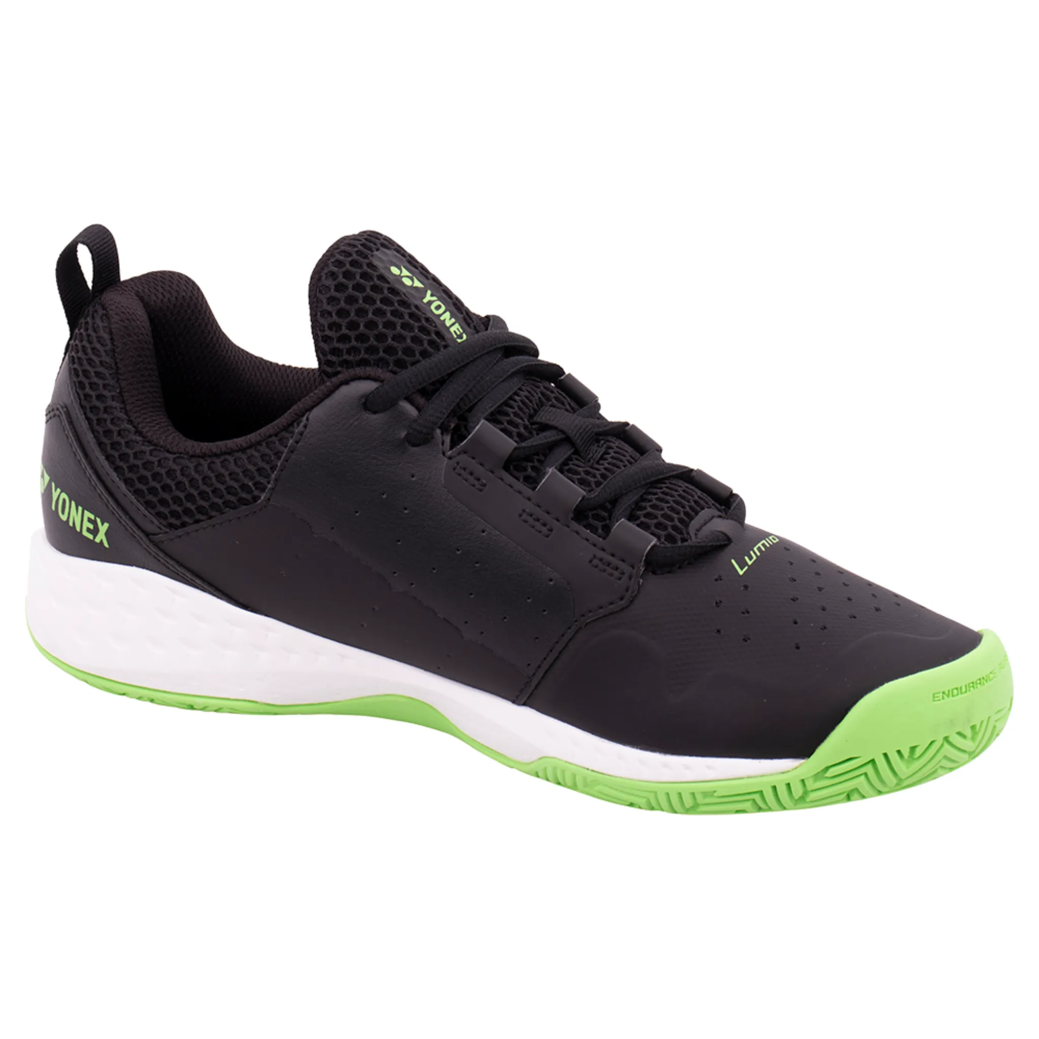 Yonex Mens Lumio 4 Tennis Shoes - Black/Lime Green