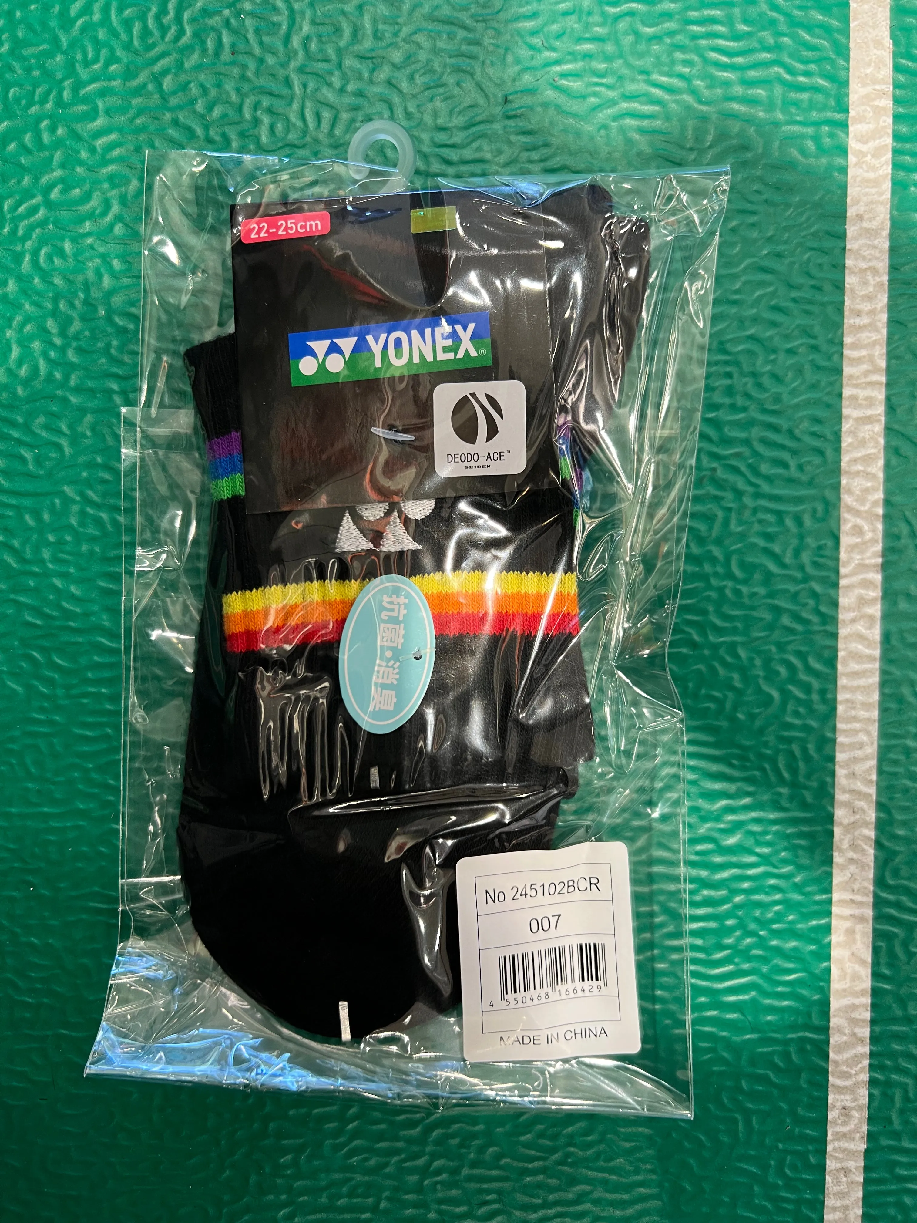 YONEX SPORT SOCKS Black 22-25cm 245102BCR 007