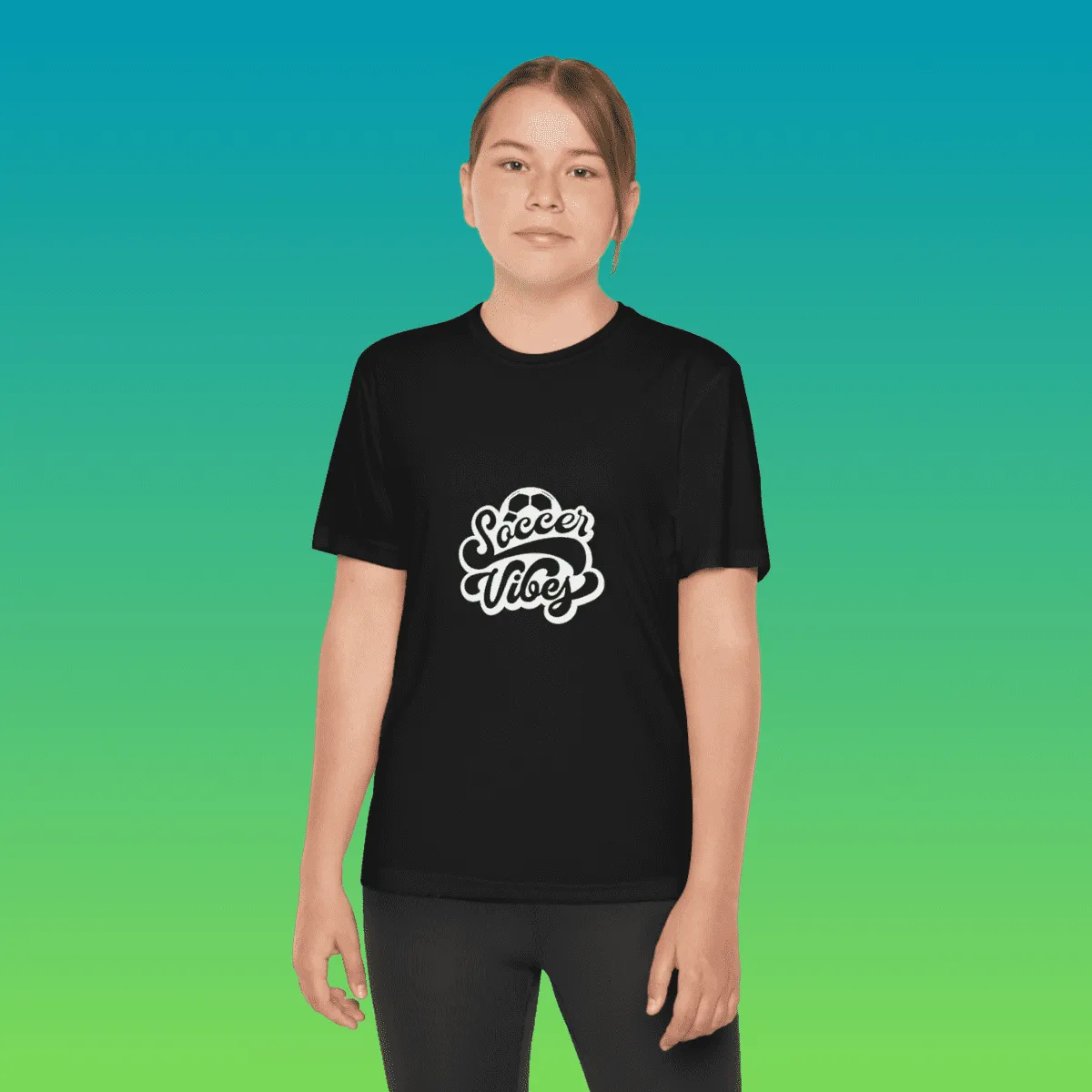 Youth Soccer Vibes Moisture-Wicking Tee