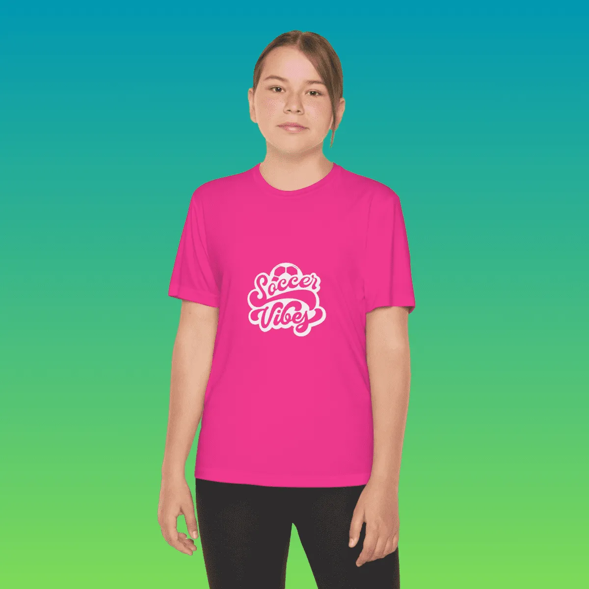 Youth Soccer Vibes Moisture-Wicking Tee