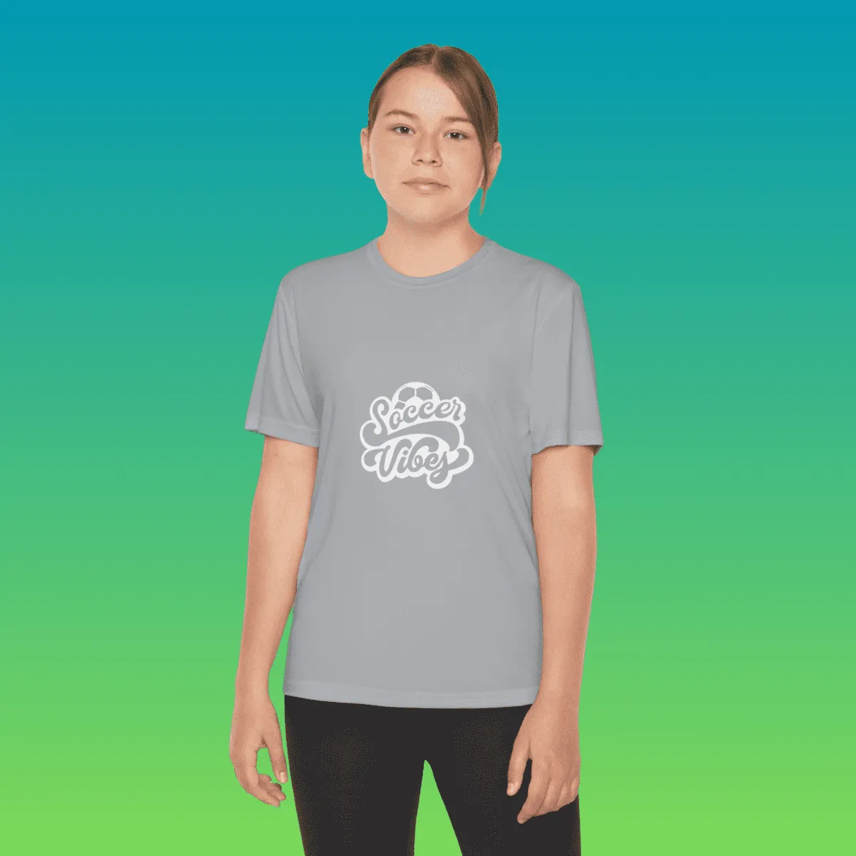Youth Soccer Vibes Moisture-Wicking Tee