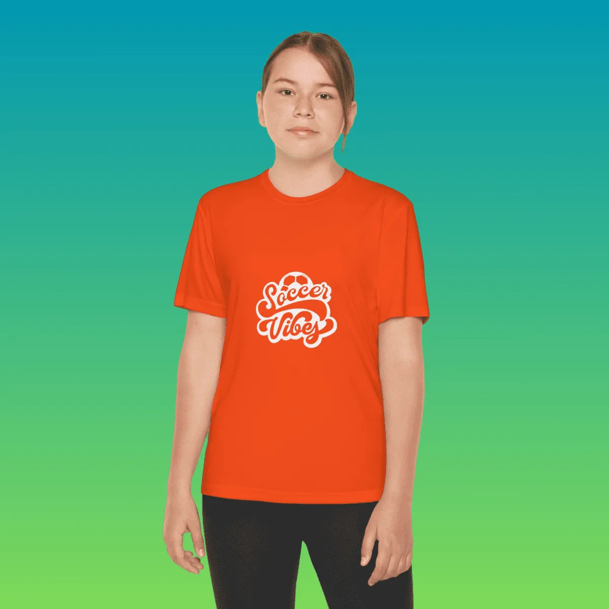 Youth Soccer Vibes Moisture-Wicking Tee
