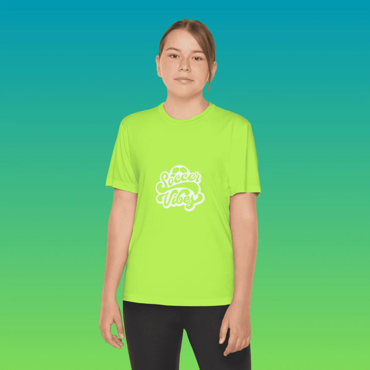 Youth Soccer Vibes Moisture-Wicking Tee